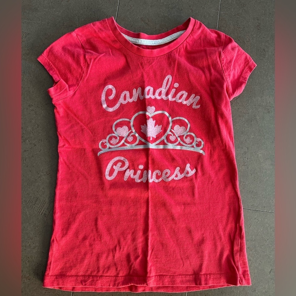 Canadian Princess Kids T-Shirt 6X